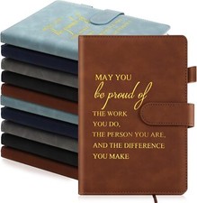 20 Team Gifts for Employees Thank You Gifts Bulk A5 Leather Notebook Diary