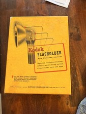 Vintage Kodak Flash Holder With Standard Bracket In Original Box Instructions