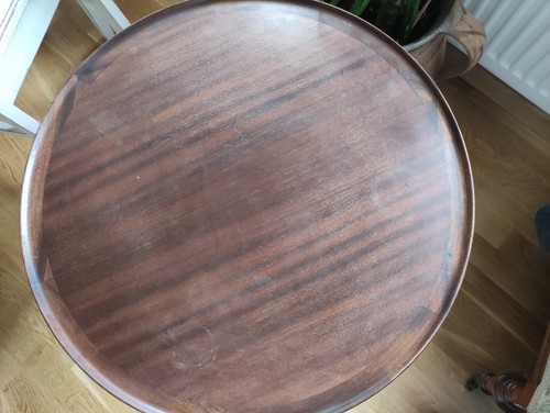 Danish Design Mid-Century Beistelltisch rund Anton Kildeberg 1960er Cafe Tisch - Bild 6 von 11