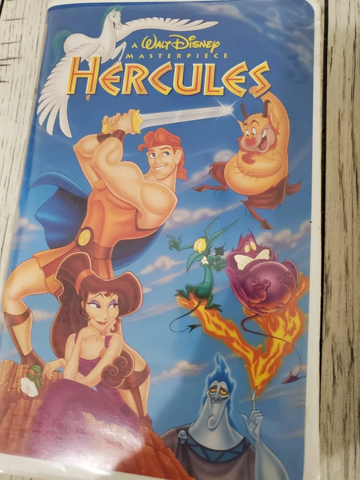 Disney Pocahantas, Hercules & The Emperor's New Groove VHS Tapes w/Clamshells Foto 4 de 4