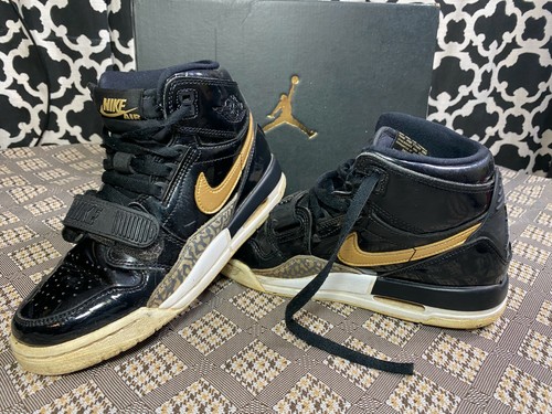 Air Jordan Legacy 312 GS Black Gold Pat 