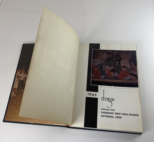 1965 FAIRMONT WEST HIGH SCHOOL YEARBOOK - Kettering, Ohio - The Dragon VTG - Imagen 3 de 8