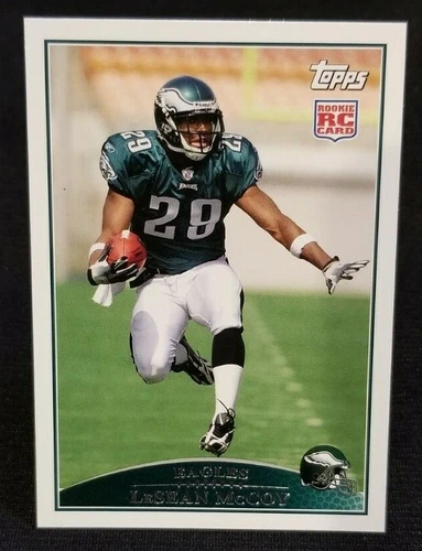 LESEAN MCCOY 2009 Topps #400 Flagship Rookie Card RC MINT !!