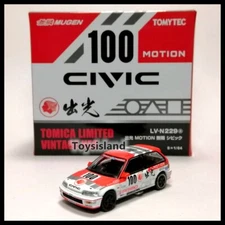 Tomica Limited Vintage NEO LV-N229a Idemitsu MOTION Mugen Civic 1/64 TOMYTEC EF9