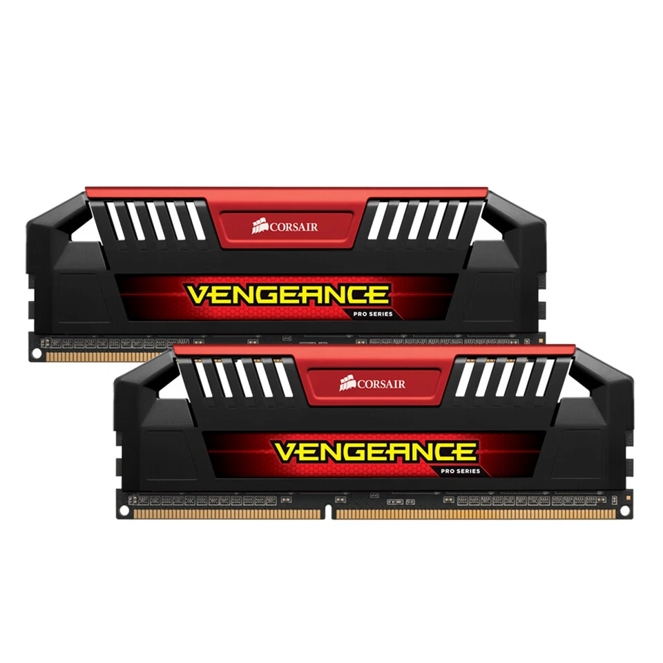 Corsair Vengeance Pro 16GB Kit 2x8GB DDR3 OC 2133MHz PC3-17000 PC Memory RAM Red - Image 2 of 4