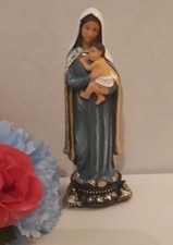 Virgin Mary Madonna & Child Statue 5"(h) New
