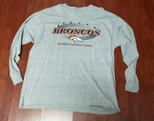 VIntage Logo Athletic Denver Broncos Long Sleeve T-Shirt USA Men's Size XL