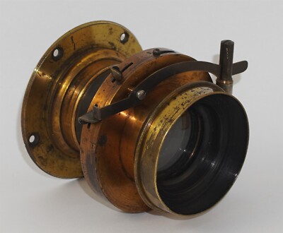 Original POCO Shutter in Large Brass Lens * RARE *