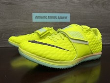 Nike Zoom High Jump HJ Elite Track Spikes Volt Mint Men Size 6 DR9925-700 NEW