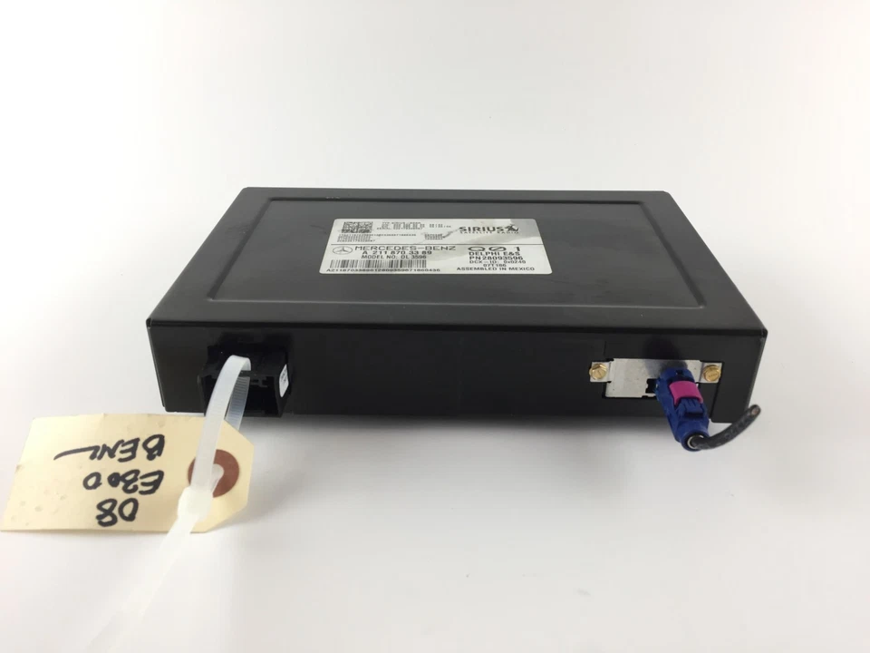 Módulo de radio por satélite Mercedes-Benz E300 Sirius 2008 A2118703389 OEM Foto 4 de 4