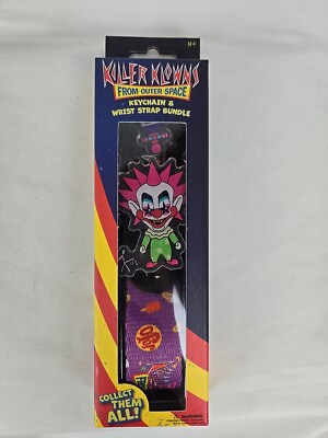 Killer Klowns From Outer Space SPIKEY Keychain & Wrist Strap NEW