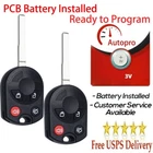 2 Replacement For 2012 2013 2014 2015 2016~2019 Ford Focus Car Key Fob Remote