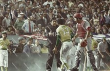 DL982 Johnny Bench Reds Tags Blue Moon Odom 8x10 11x14 16x20 Colorized Photo
