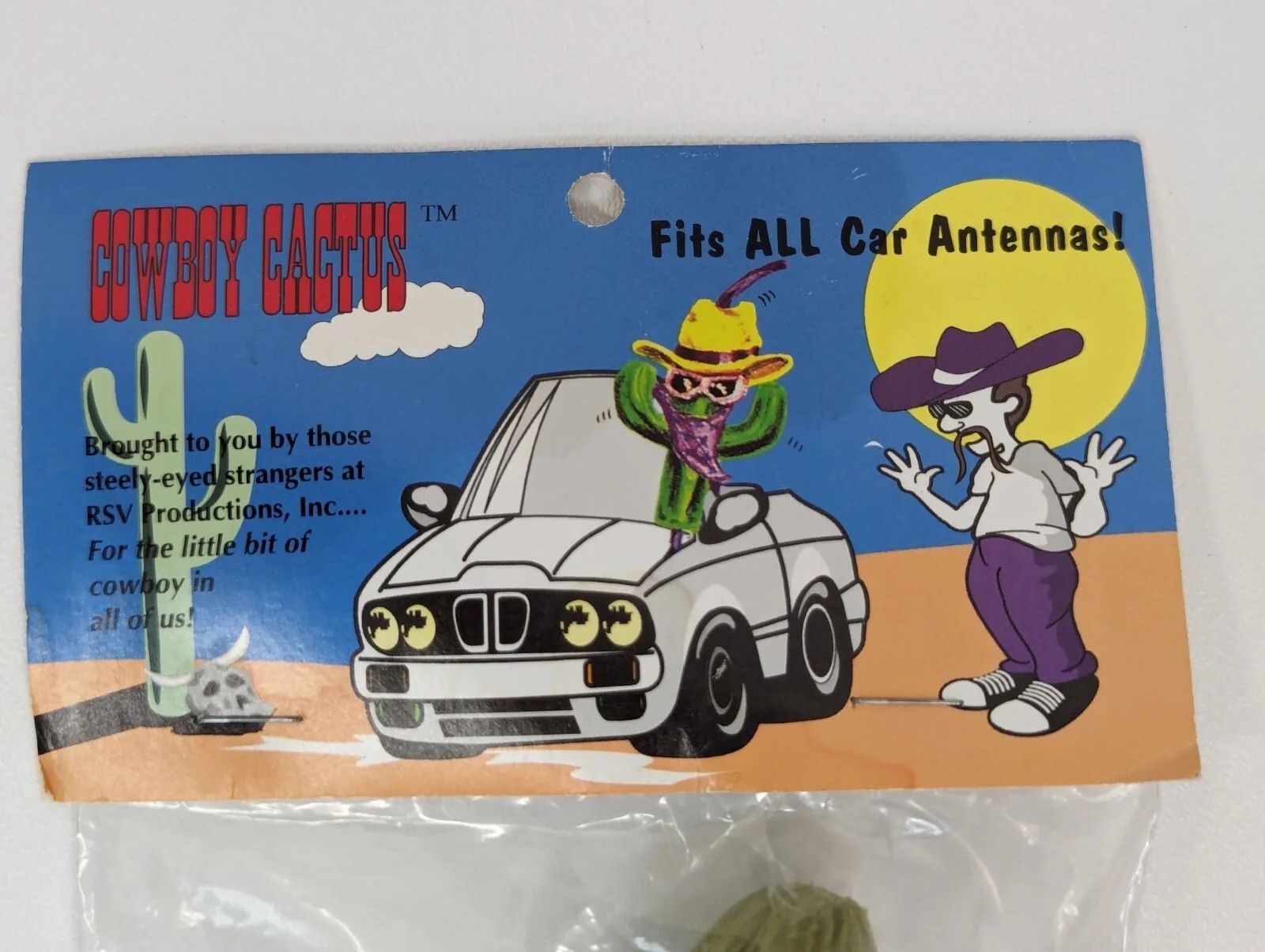 Vintage Cowboy Cactus Antenna Topper Car Decor Sunglasses Bandana Hat Rubber NEW eBay