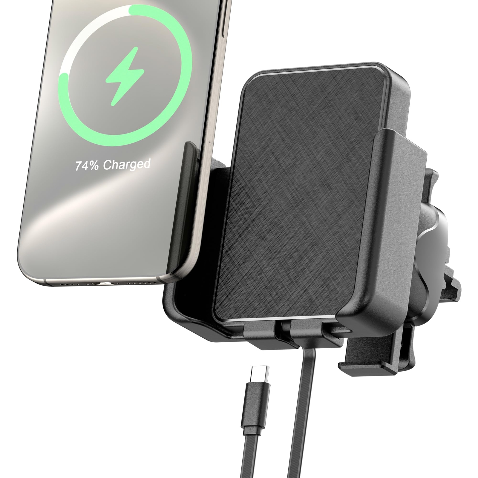 Wireless Car Charger,Wireless Charger pad Mount 15W Wireless Charger Charging...