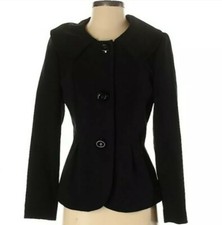 Black 3 button blazer jacket, size 4