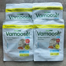 BugMD Vamoose Rodent Repellent Pouches (4 Pack, 16 Pouches)