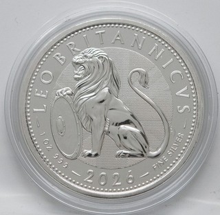 Großbritannien 2 Pfund 2026 British Lion 1 oz. Silber