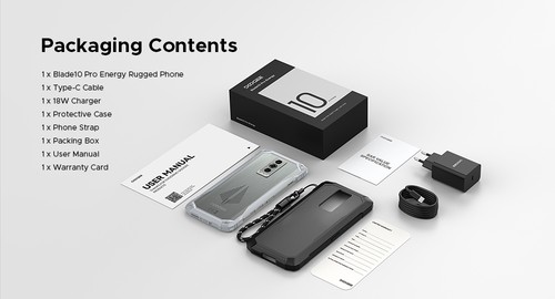 Teléfono Global DOOGEE Blade10 Pro Energy Resistente 32GB+256GB 6150mAh 50MP Cámara AI - Imagen 15 de 36