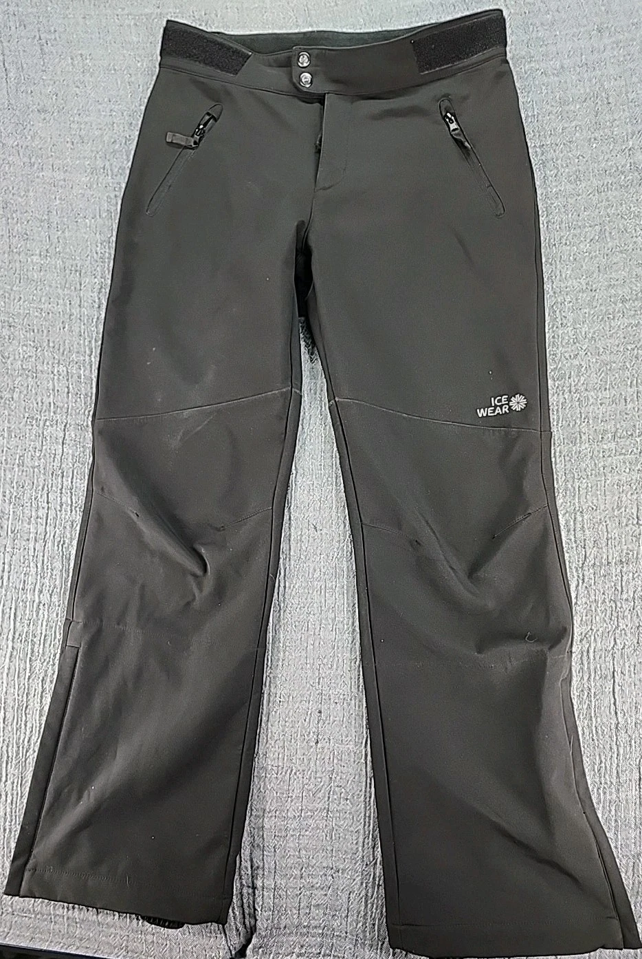 Icewear Iceland Arna Layered Softshell Pants Women’s Size Small S Black Hiking