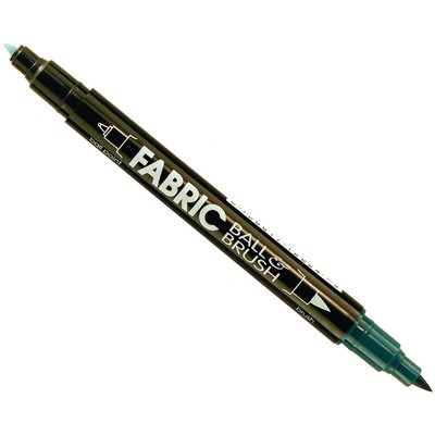Uchida Ball & Brush Fabric Marker-Green 122-S-4