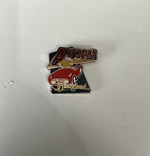 Disney Dlr Disneyland 1998 Attraction Series Autopia Car with Riders Pin