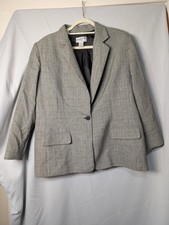 VTG Pendleton Women's Blazer Wool Plaid Single Button Timeless XL(C)