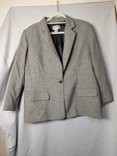 VTG Pendleton Women's Blazer Wool Plaid Single Button Timeless XL(C)