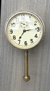 Vintage Dashboard Brass Windup Clock Antique Auto Car/Truck Parts Repair