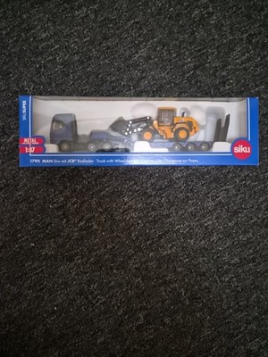 Siku 1790 MAN-LKW mit JCB RADLADER und TIEFLADER ''SUPER SERIE 1:87'' NEU OVP--