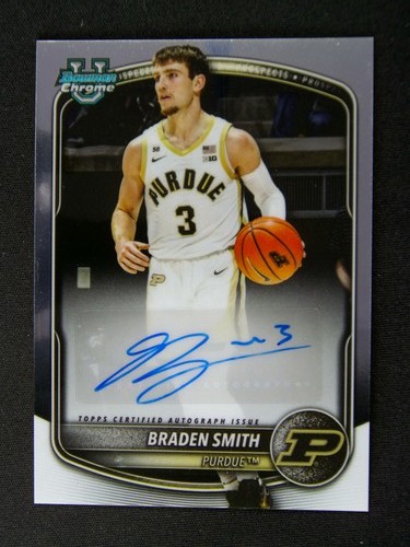 2025-26 Topps Bowman Chrome U. Braden Smith #CPA-BM Auto