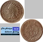 US 1860 CuNi Indian Head Cent🪙Antebellum Years (1820-1860) 🪙Antique🪙