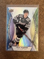 2024-25 UD Tim Hortons Inmotion Phenoms Insert #MP-10 Jack Hughes NJ Devils + 5