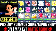 Pokémon Legends ZA Shiny & Alpha Shiny Pokemon Lv100 Max IVS EVS BUY3 GET 3 FREE