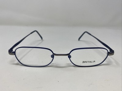 BRITALIA Inspector C3 46-17-140 Dark Blue Full Rim Eyeglasses Frame NO36