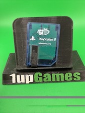PlayStation PS2 MadCatz Memory Card Clear Blue