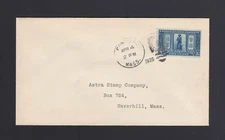 FDC: #619 1925 5c Lexington-Concord - Concord, MA 
