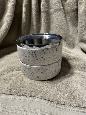 Umbra Tesoro Two-tier Terrazzo Jewelry BoxConcrete Resin With Plated Metal Lid