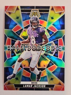 2025 Mosaic Kaleidoscopic Lamar Jackson Case Hit Holiday Box Baltimore Ravens