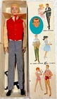 Ken Doll 750 VINTAGE Blonde Flocked Hair 1960 NIB MINT Barbie VERY RARE