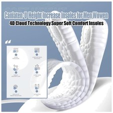 4D Cloud Tech Insoles - Height Increase, Shock Absorption
