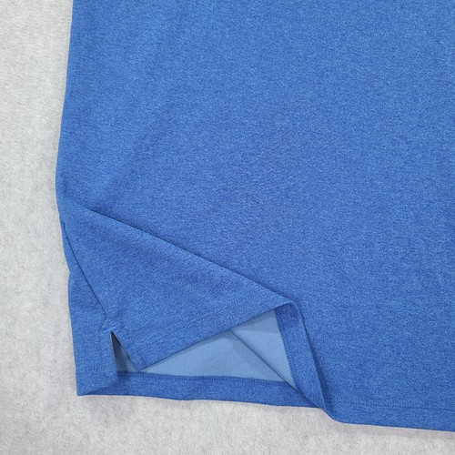 Twillory Golf Polo Shirt Mens Large Short Sleeve Heather Blue Athleisure Perform - Picture 6 of 20