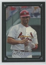 2007 UD Masterpieces Windsor Green Frame Albert Pujols #49 15ag