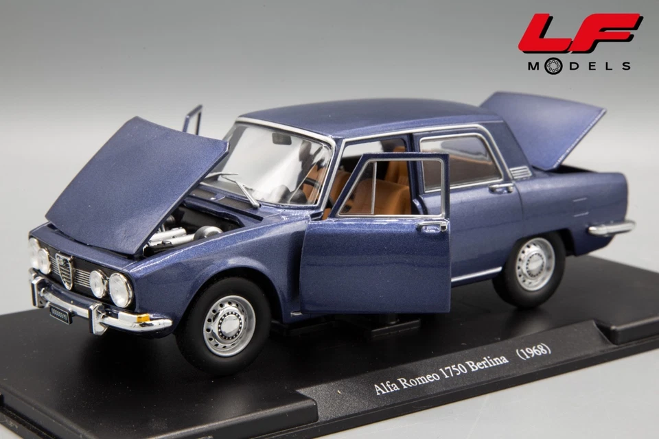 1:24 Alfa Romeo 1750 Berlina 1968 - Auto Vintage Collection - Immagine 3 di 4