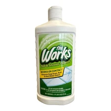 The Works Tub & Shower Cleaner for Soap Scum, Rust & Hard Water Stains, 16oz