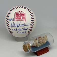 Mike Mussina signed Rawlings 1999 All Star Game Logo Baseball JSA COA Auto A4288
