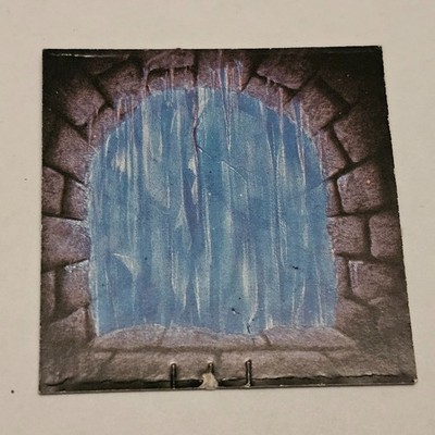 HeroQuest Kartenplättchen Zauberer von Morcar Zauber Magische Barriere Eis Original Original