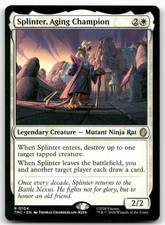 mtg splinter cards Commander EDH Deck Splinter, Radical Rat 100 Magic Custom Deck Ninjas Teenage Mutant Ninja Turtles TMNT When Splinter Splinterfright | Magic: the Gathering