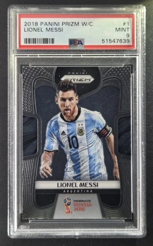 2018 Panini Prizm World Cup #1 Lionel Messi PSA 9