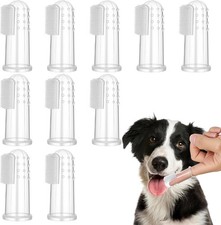 1pc Dog Finger Tooth Brushing Kit, Finger Toothbrush for Cat Dogs Puppy Kitten